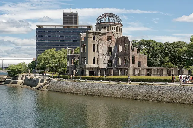 La Cúpula de la Bomba Atómica en el Parque de la Paz de Hiroshima