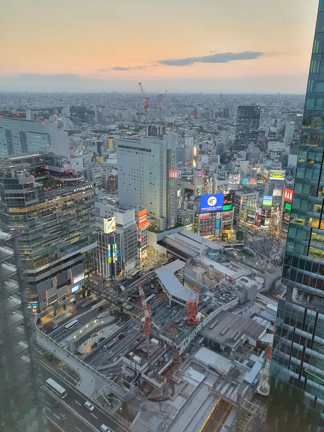 El cruce de Shibuya en Tokio de noche